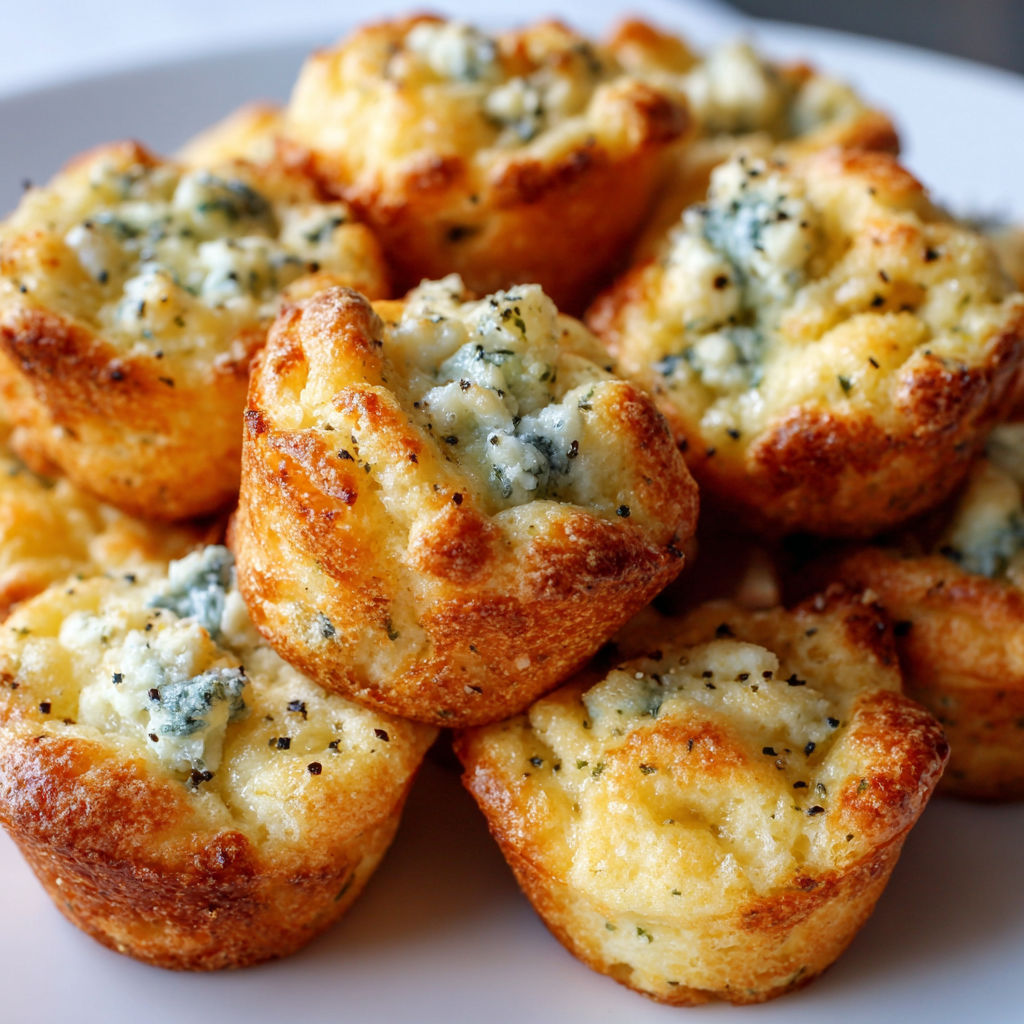 Mini Muffins Salés au Roquefort plaisir express fromager.