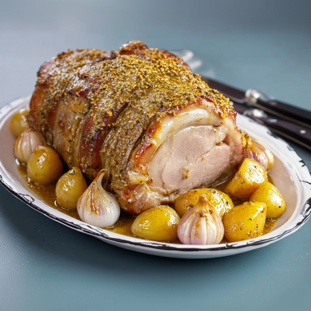 Indémodable : Rôti de Porc Crémeux Moutarde.
