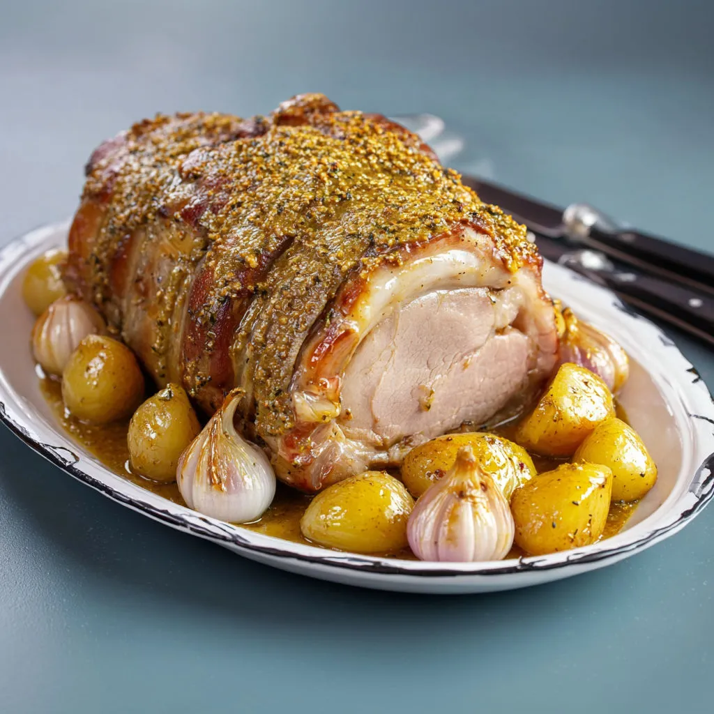 Indémodable : Rôti de Porc Crémeux Moutarde.