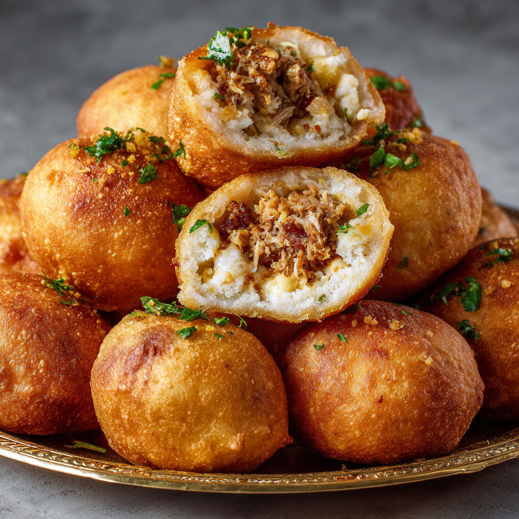 Beignets Salés Fourrés Ultra Moelleux et Dorés, Impossible D’y Résister.
