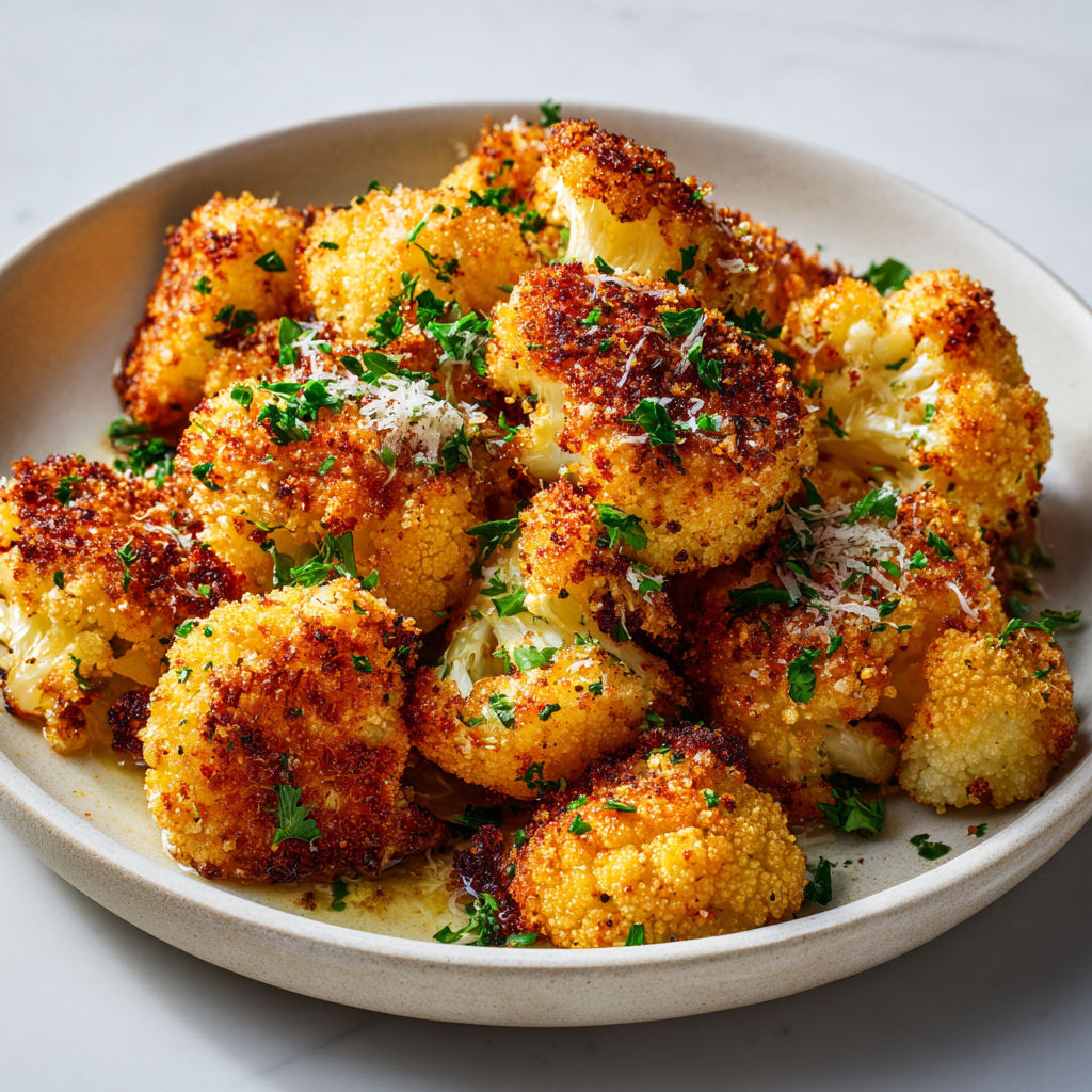 Chou-fleur Extra Crousti au Parmesan Savoureux.