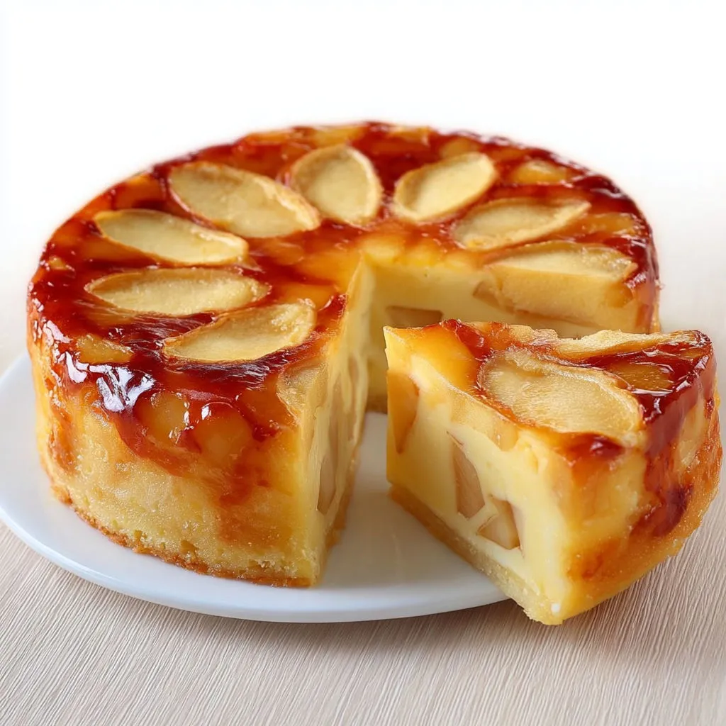 Flan pomme-yaourt : dessert léger qui régale tout le monde.