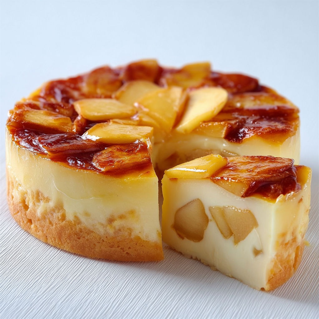 Flan moelleux aux pommes : simple, doux et ultra réconfortant.