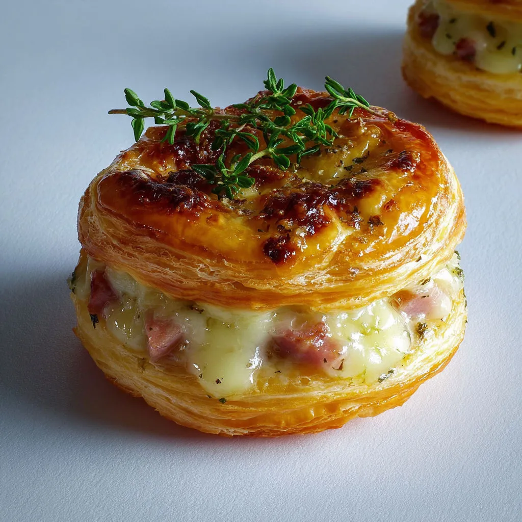 Feuilletés fromagers au Reblochon, crémeux, dorés et hyper réconfort.