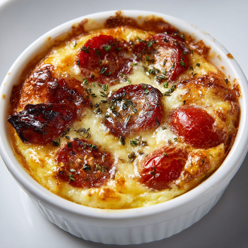 Mini clafoutis ultra gourmands aux endives bien dorées et chorizo croustillant
