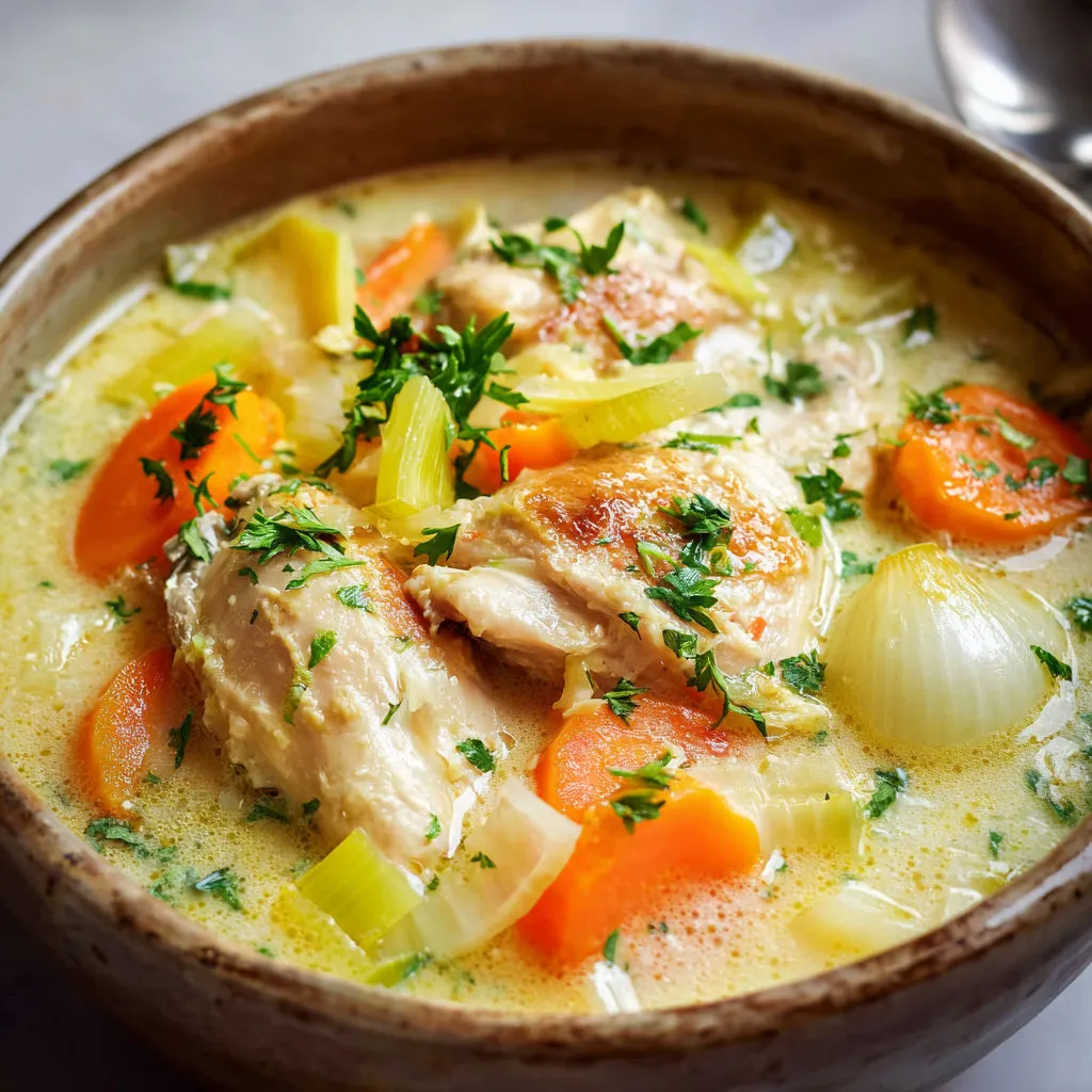 Cocotte Poulet Waterzoï Douceur Légumes Sauce Onctueuse