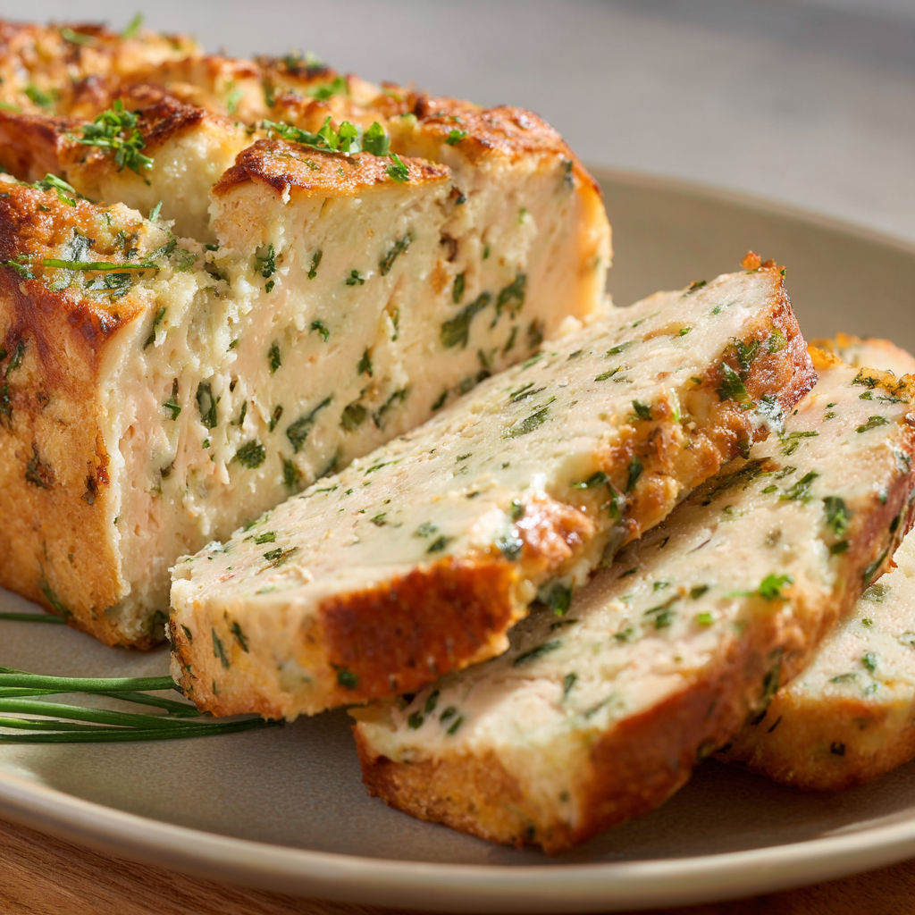 Terrine poisson maison citron et herbes fraîches.