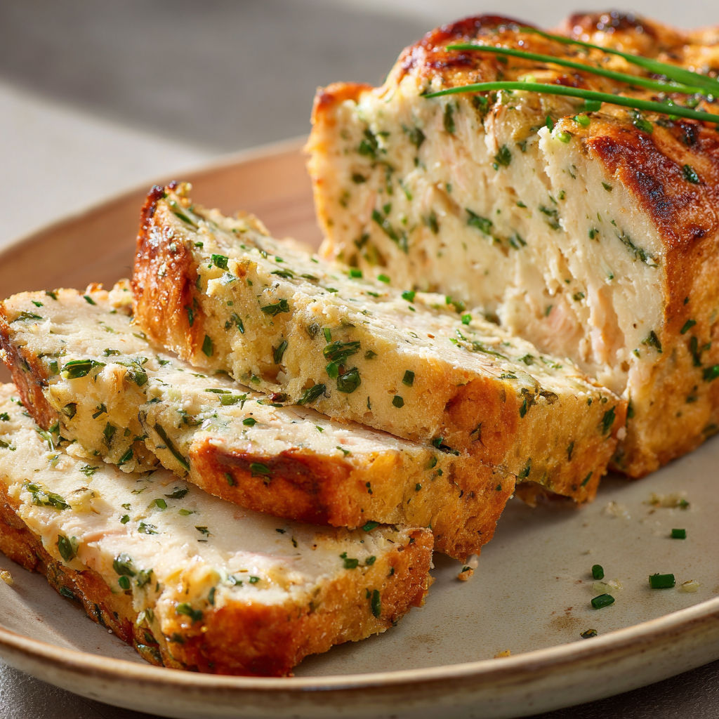 Terrine crémeuse au cabillaud et saumon.