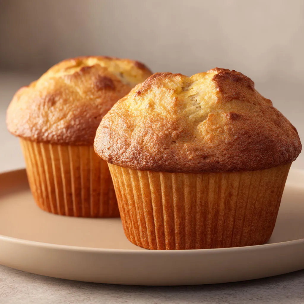 Muffins à la banane faciles et ultra rapides.