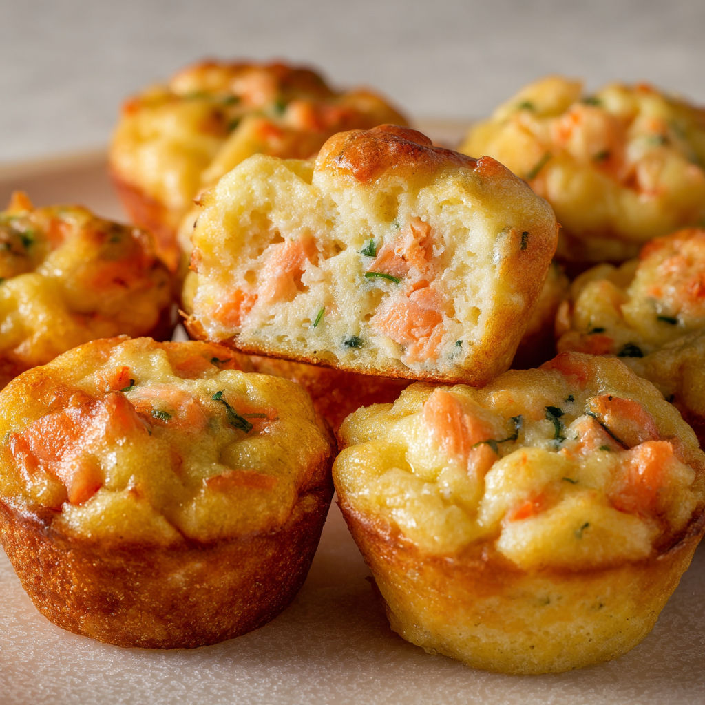 Petits cakes ultra moelleux au saumon fumé et Boursin, top pour l’apéro.