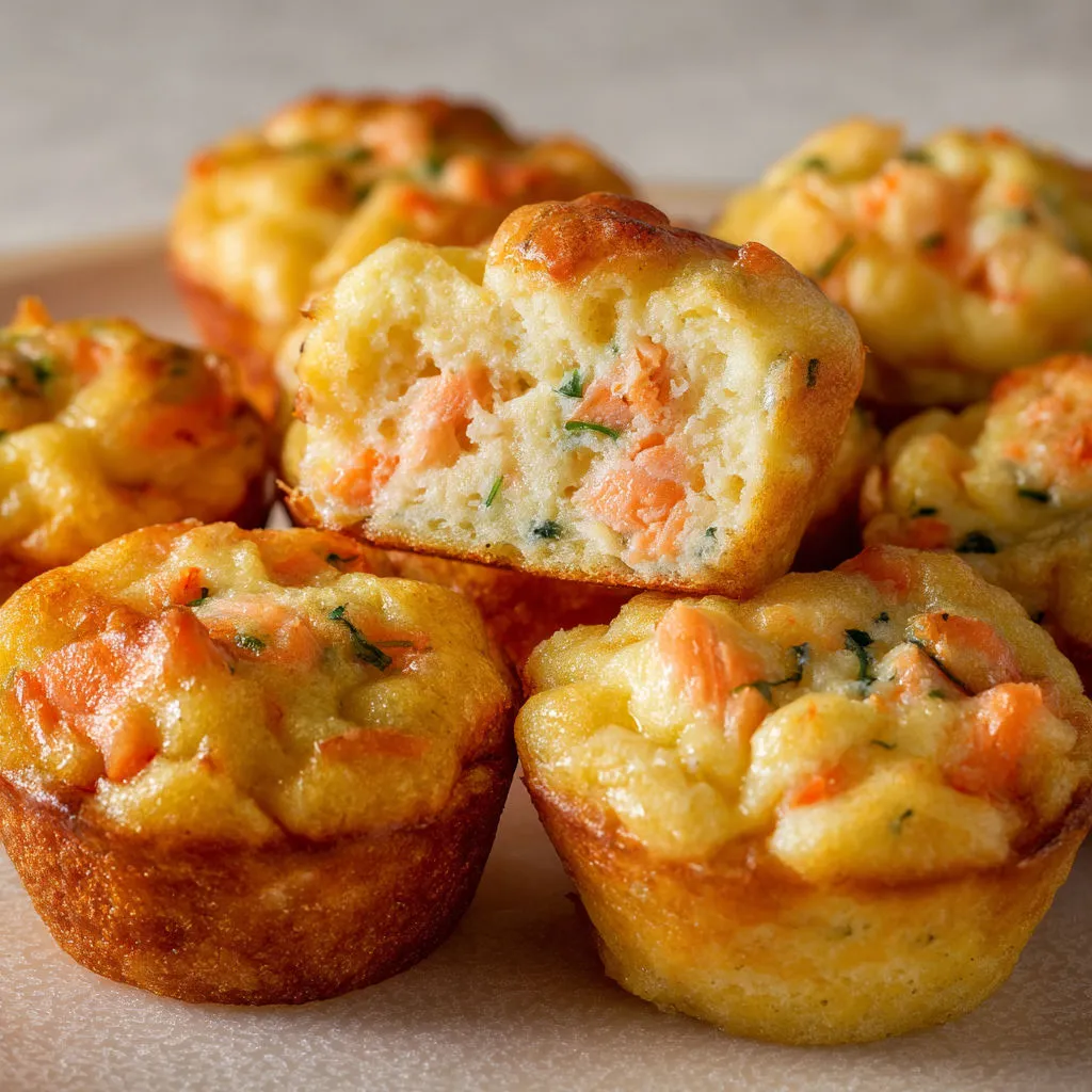 Petits cakes ultra moelleux au saumon fumé et Boursin, top pour l’apéro.