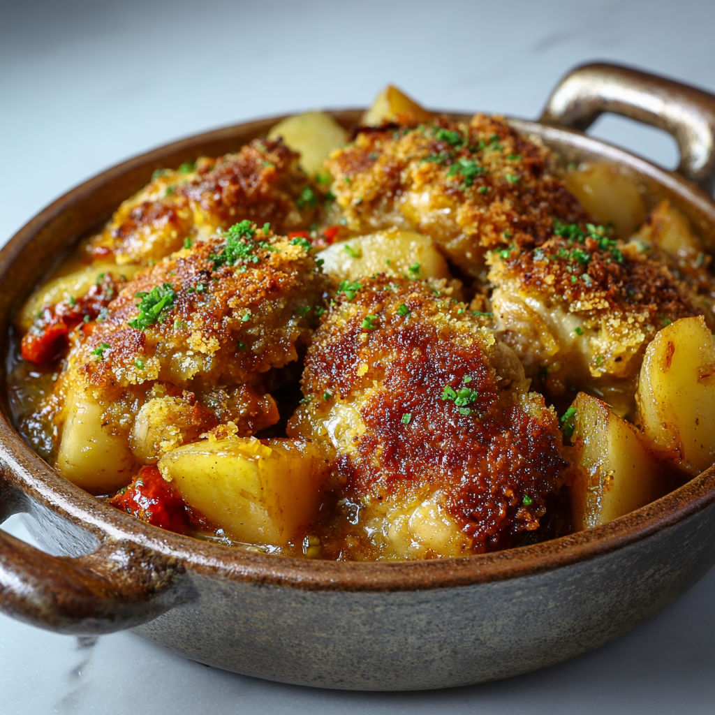 Volaille façon diable ultra croustillante et relevée, façon chef à la française.