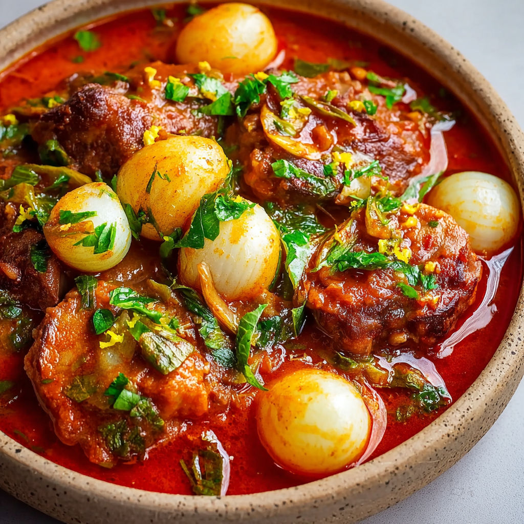 Agneau doré parfumé au cumin et citron, généreux et plein de caractère.