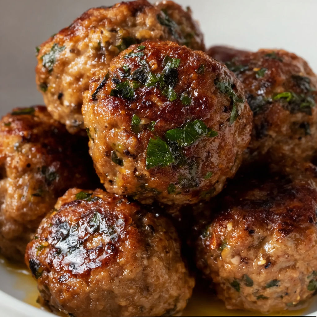 Boulettes moelleuses aux champignons et avoine, super gourmandes.