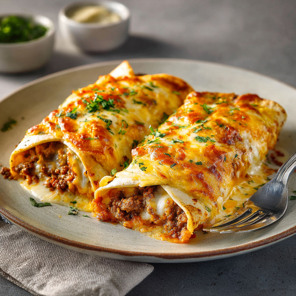 Tacos dorés au four prêts rapidement.