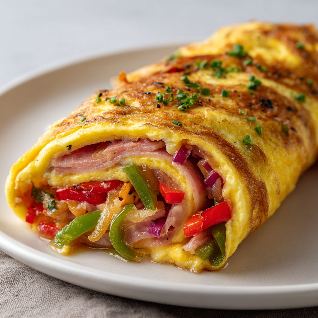Fait en toute simplicité avec œufs battus poivrons sautés oignons et jambon basque une touche de piment suffit à relever le tout.