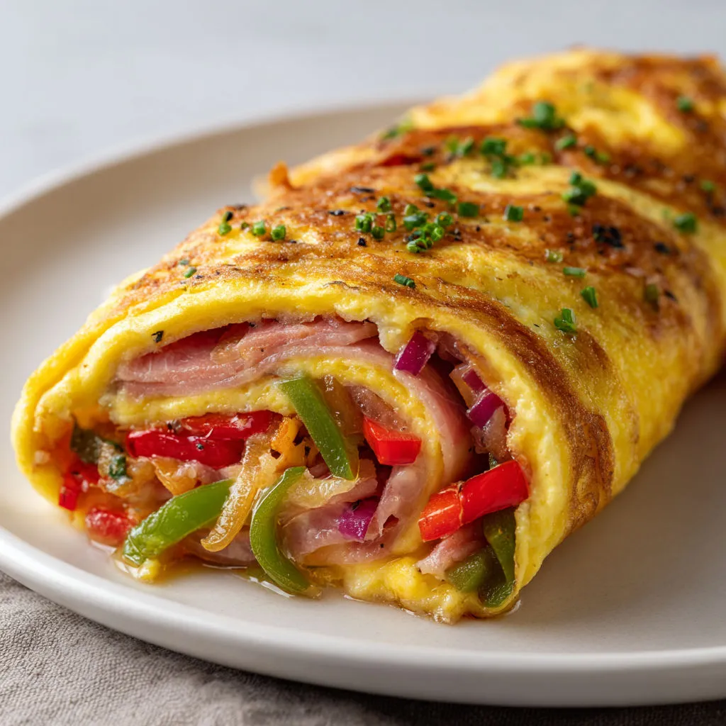 Fait en toute simplicité avec œufs battus poivrons sautés oignons et jambon basque une touche de piment suffit à relever le tout.