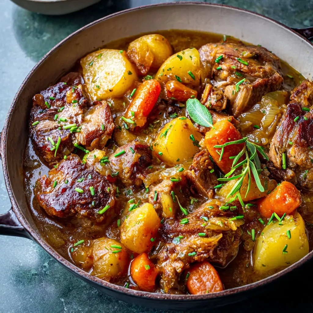 Irish stew façon grand-mère : agneau tendre, pommes de terre et carottes.