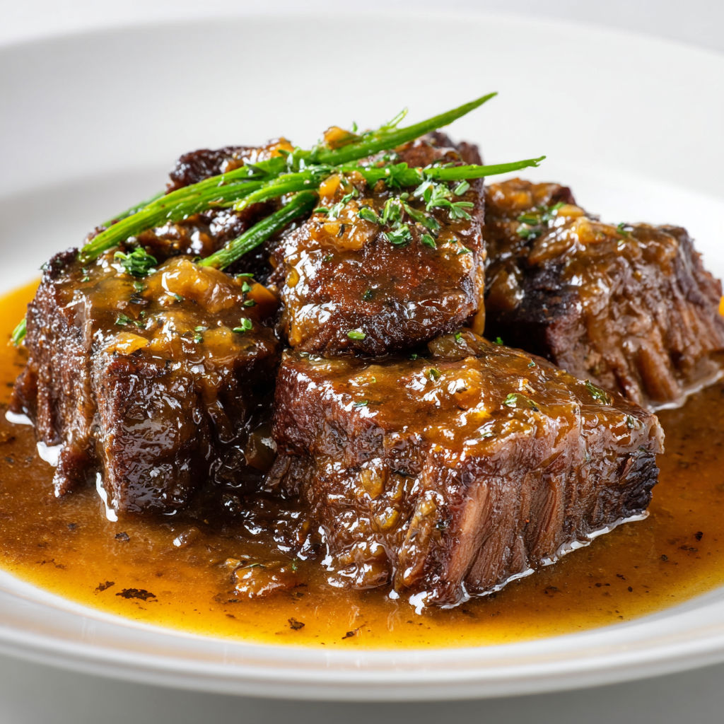 Un boeuf fondant avec des épices, zeste d’orange et sauce subtile.