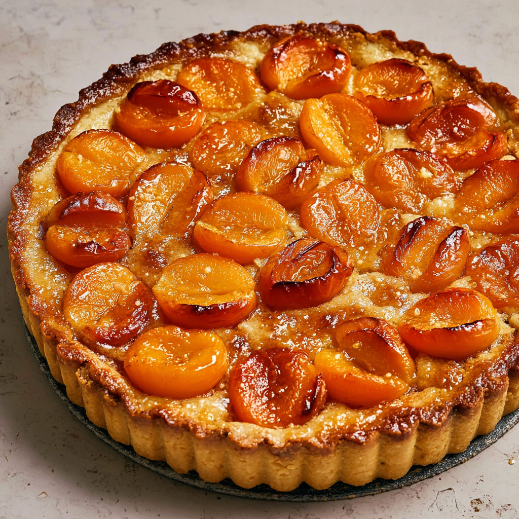 Gâteau moelleux aux abricots et crème d’amandes façon amandine, parfait l’été.