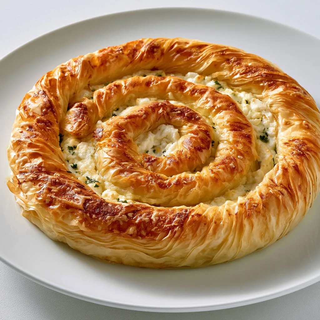 Burek ultra croustillant à la feta et fromage frais façon Balkans.
