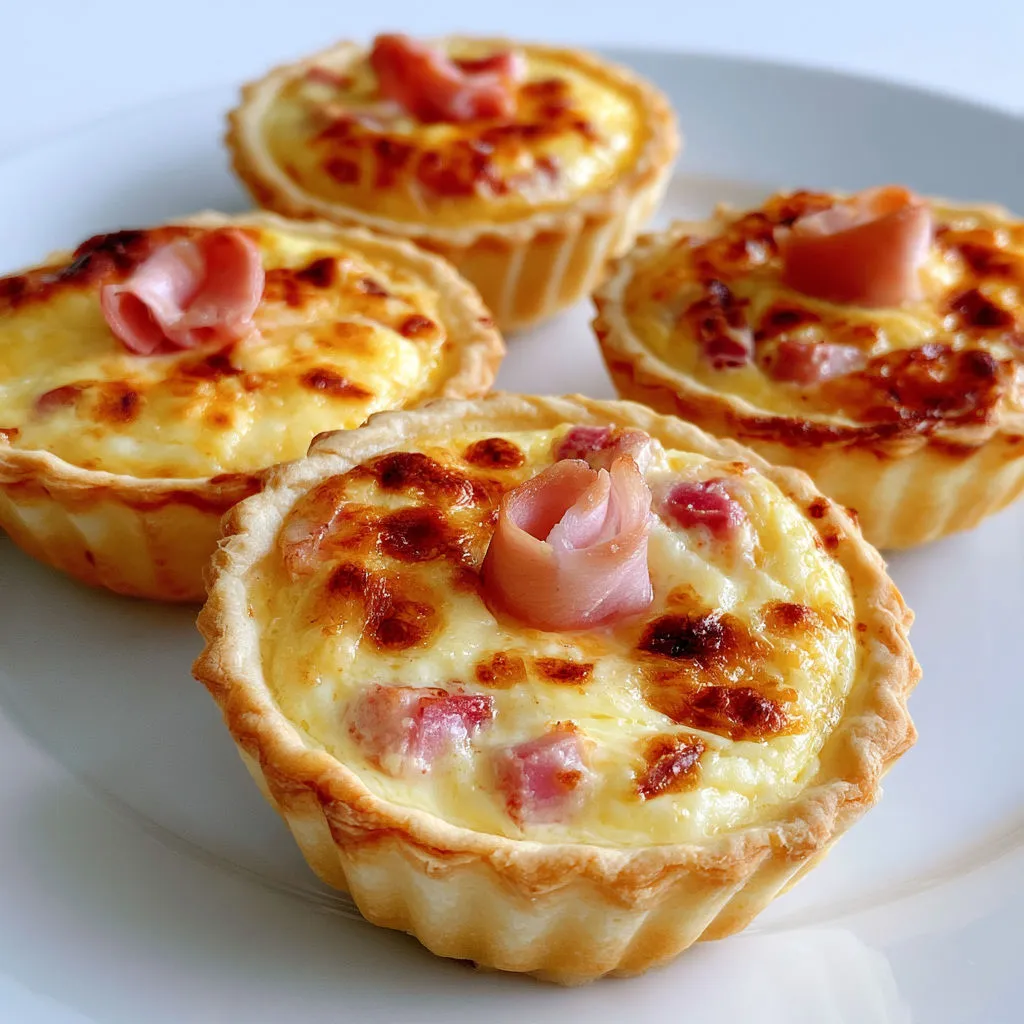 Petits Cakes Salés Jambon Fromage Fondant.