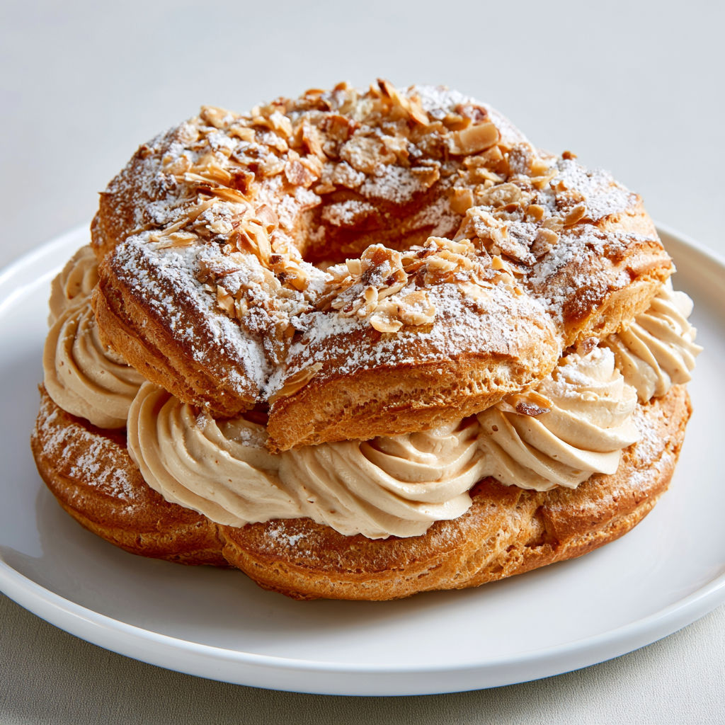 Paris-Brest Ultra Gourmand avec Amandes Grillées