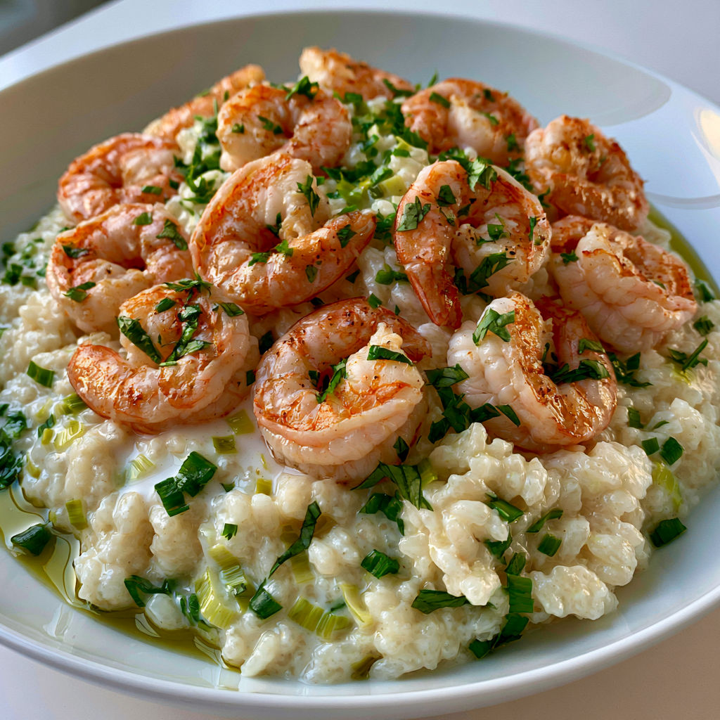 Ce risotto aux crevettes hyper crémeux va surprendre tout le monde.