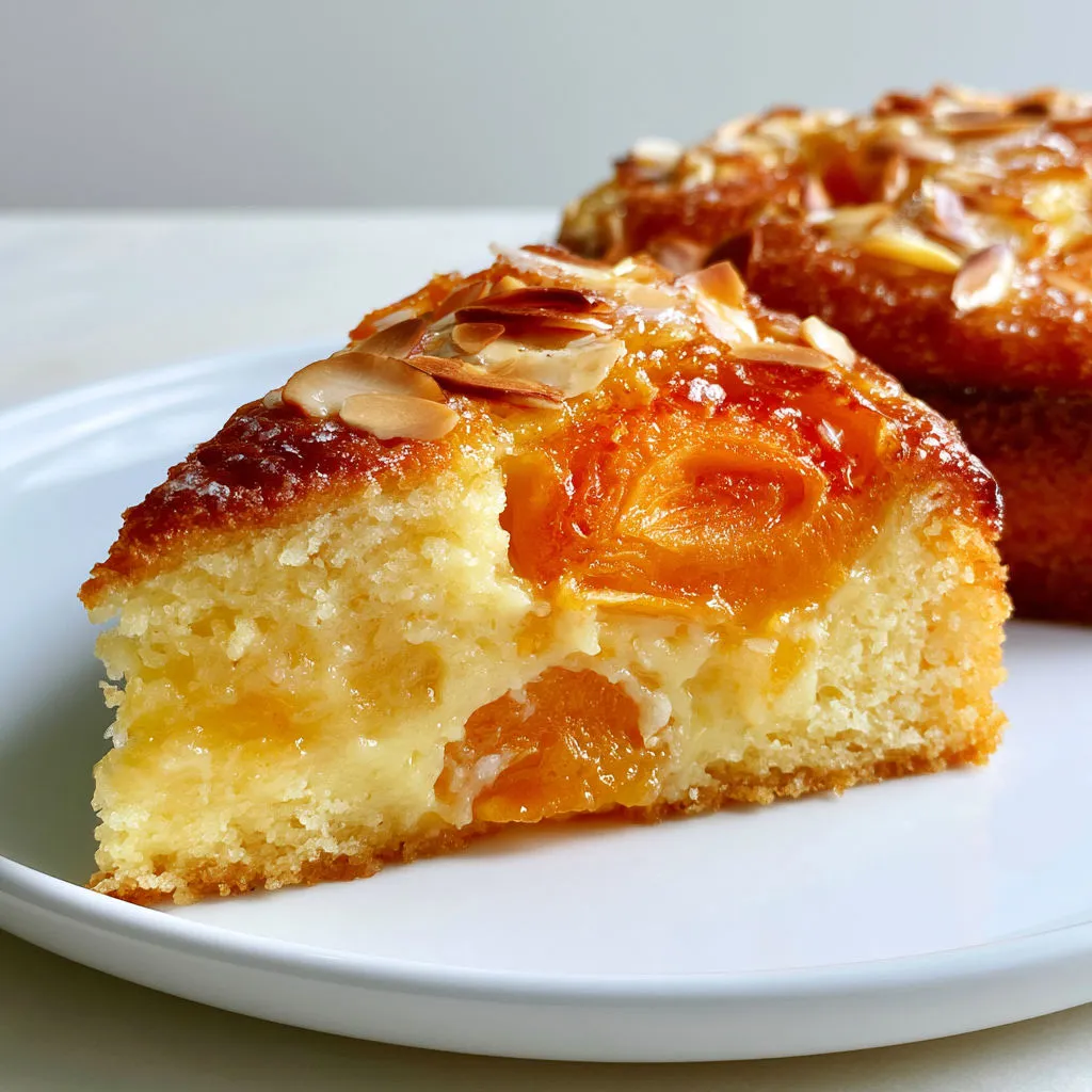 Moelleux abricots et amandes, super tendre et fruité.
