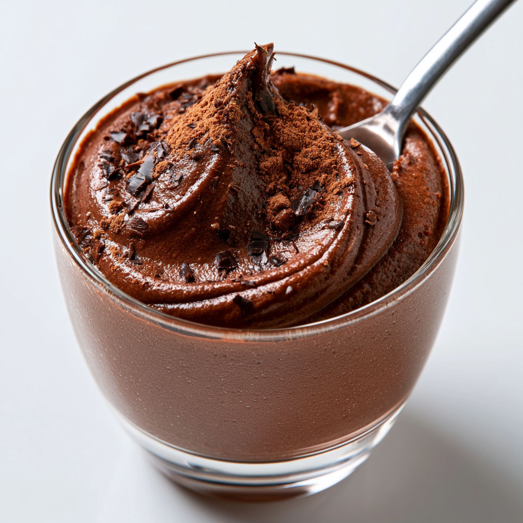 Mousse chocolat onctueuse, un dessert simple et savoureux.