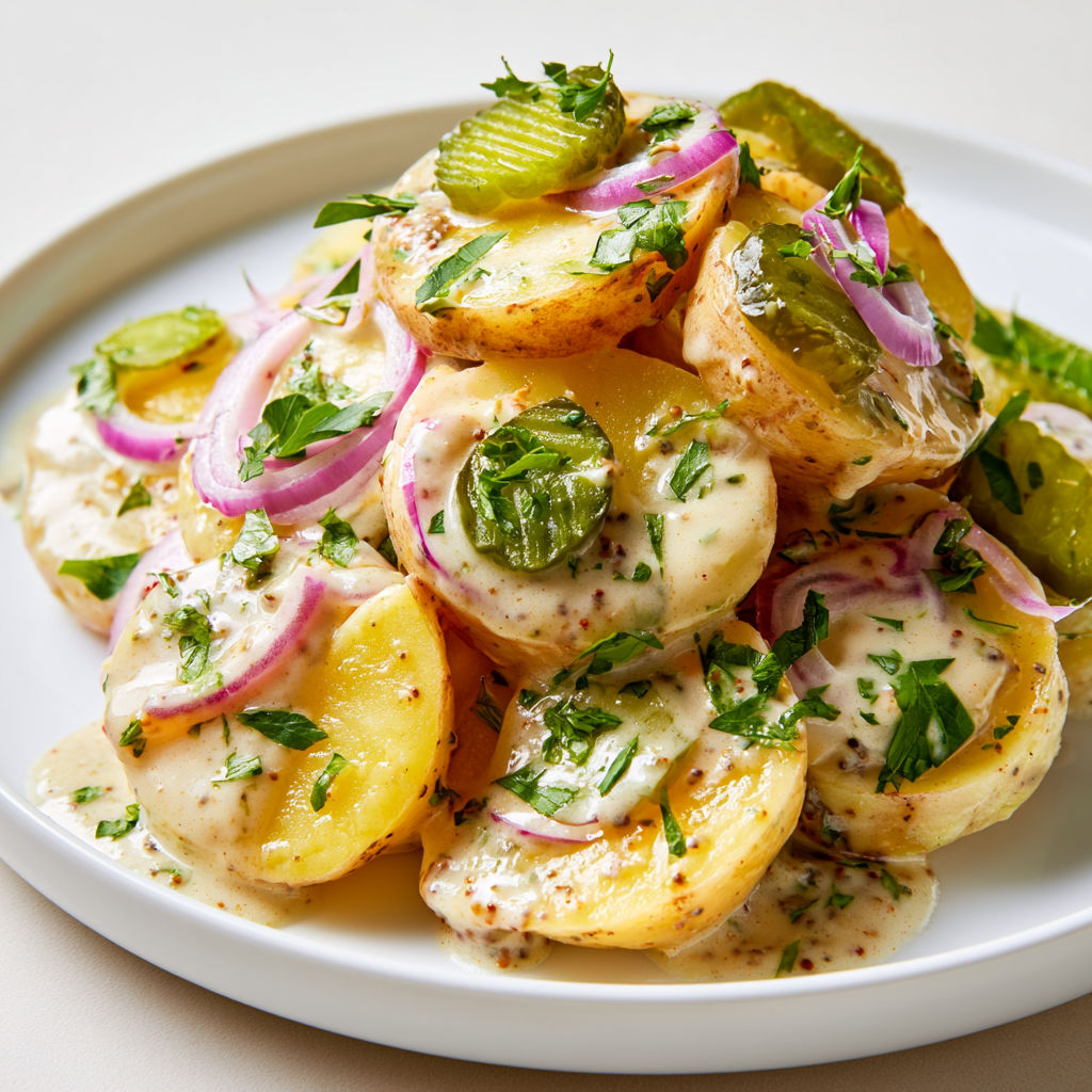 Pommes de terre à l'ancienne, parfaites avec un barbecue entre amis.