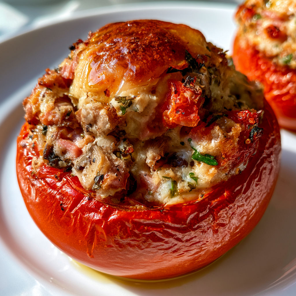 Tomates farcies inspirées d’Anne-Sophie Pic, parfaites pour toutes les occasions d’été.