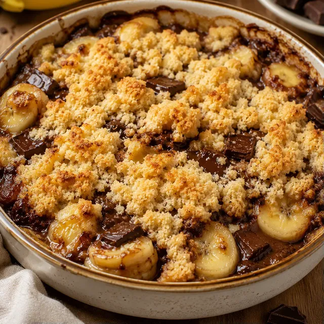 Banane Chocolat Crumble