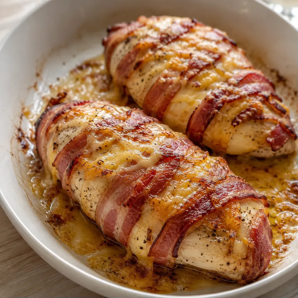fondant Bacon Cheddar Poulet