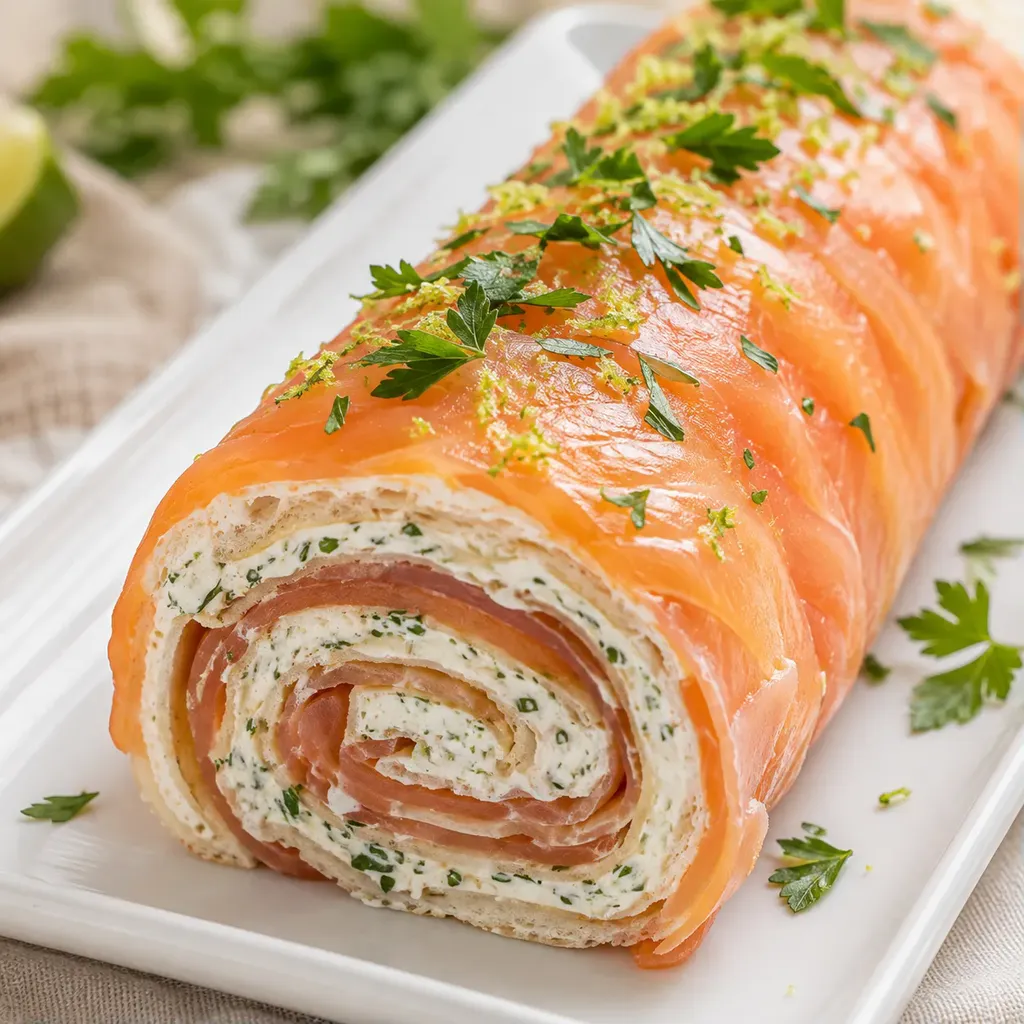 Saumon et Pain Roulé