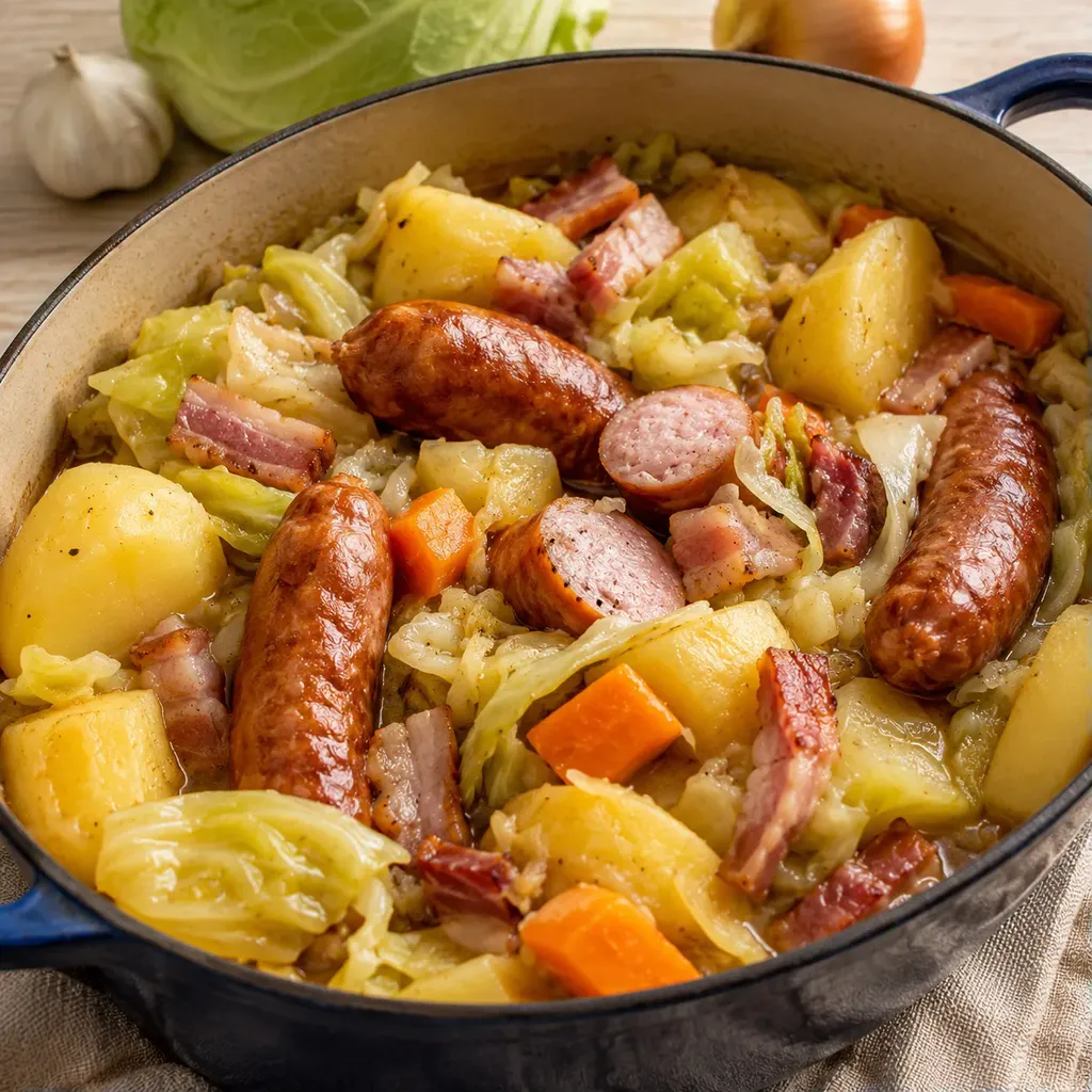 Chou Saucisse Braisé Fumé
