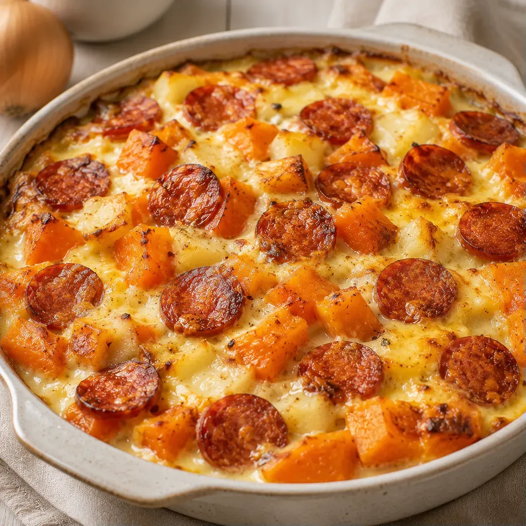 Potimarron et Chorizo