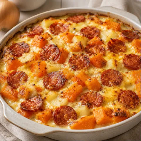 Potimarron et Chorizo