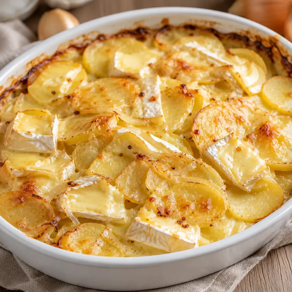 Gratin Pommes Crème Camembert