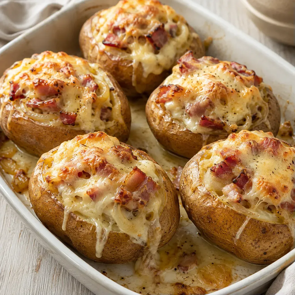 Pommes de terre Farcies au Reblochon