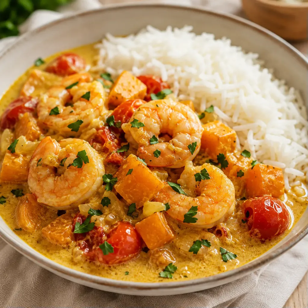 Crevettes Lait & Coco