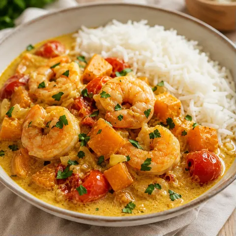 Crevettes Lait & Coco