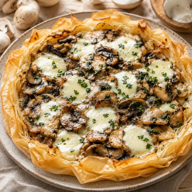 Champignons et Mozzarella