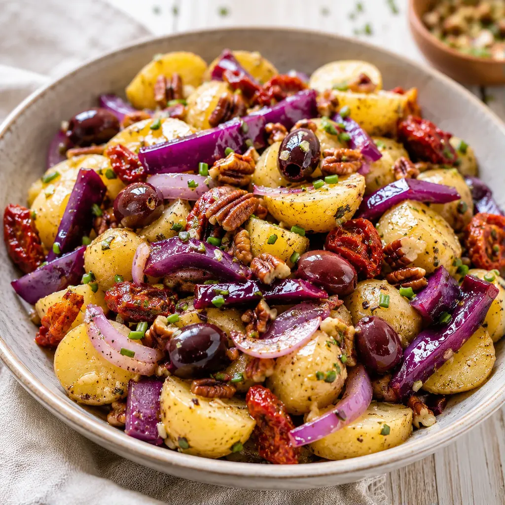 Pommes fraîches à la Grecque