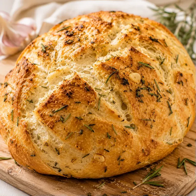 Pain aux herbes artisanal