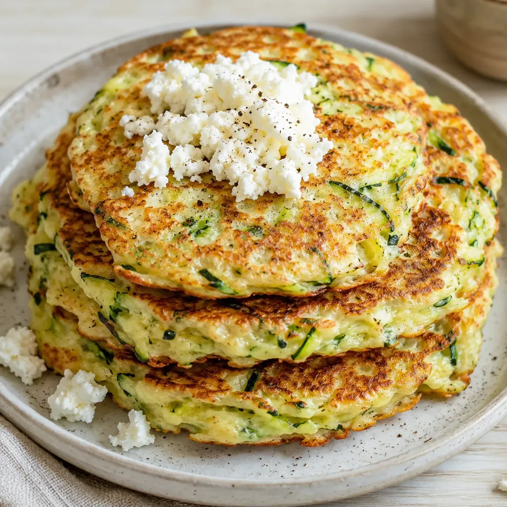 Courgette Pancakes Savoureux