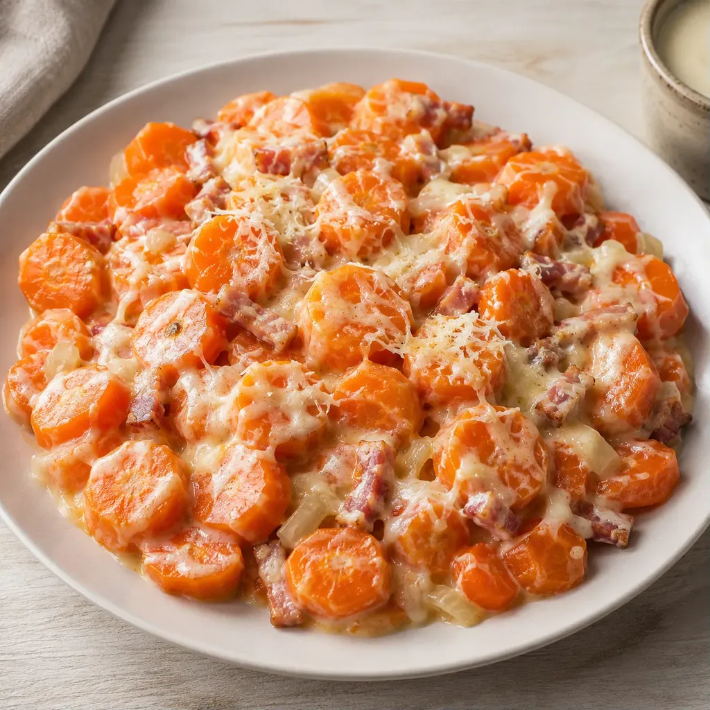 Carottes à la cancoillotte