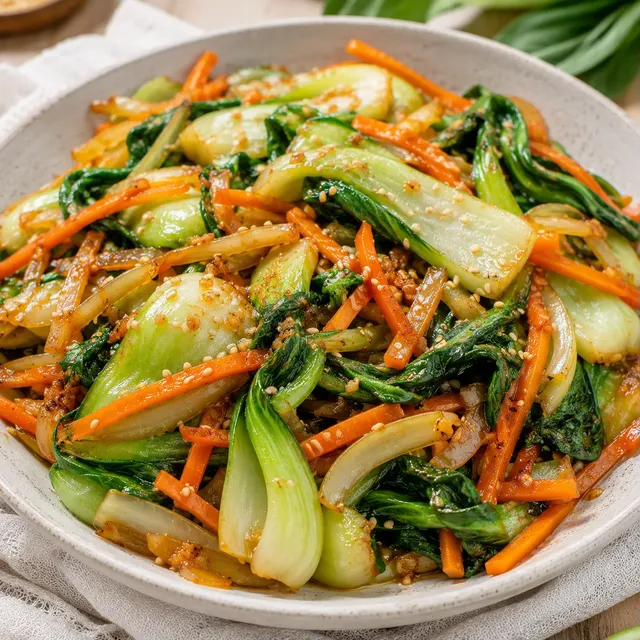 Sauté de Pak Choi et Sésame