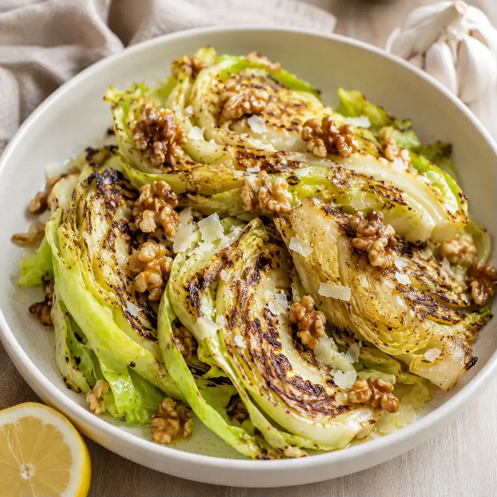 Chou vert croustillant