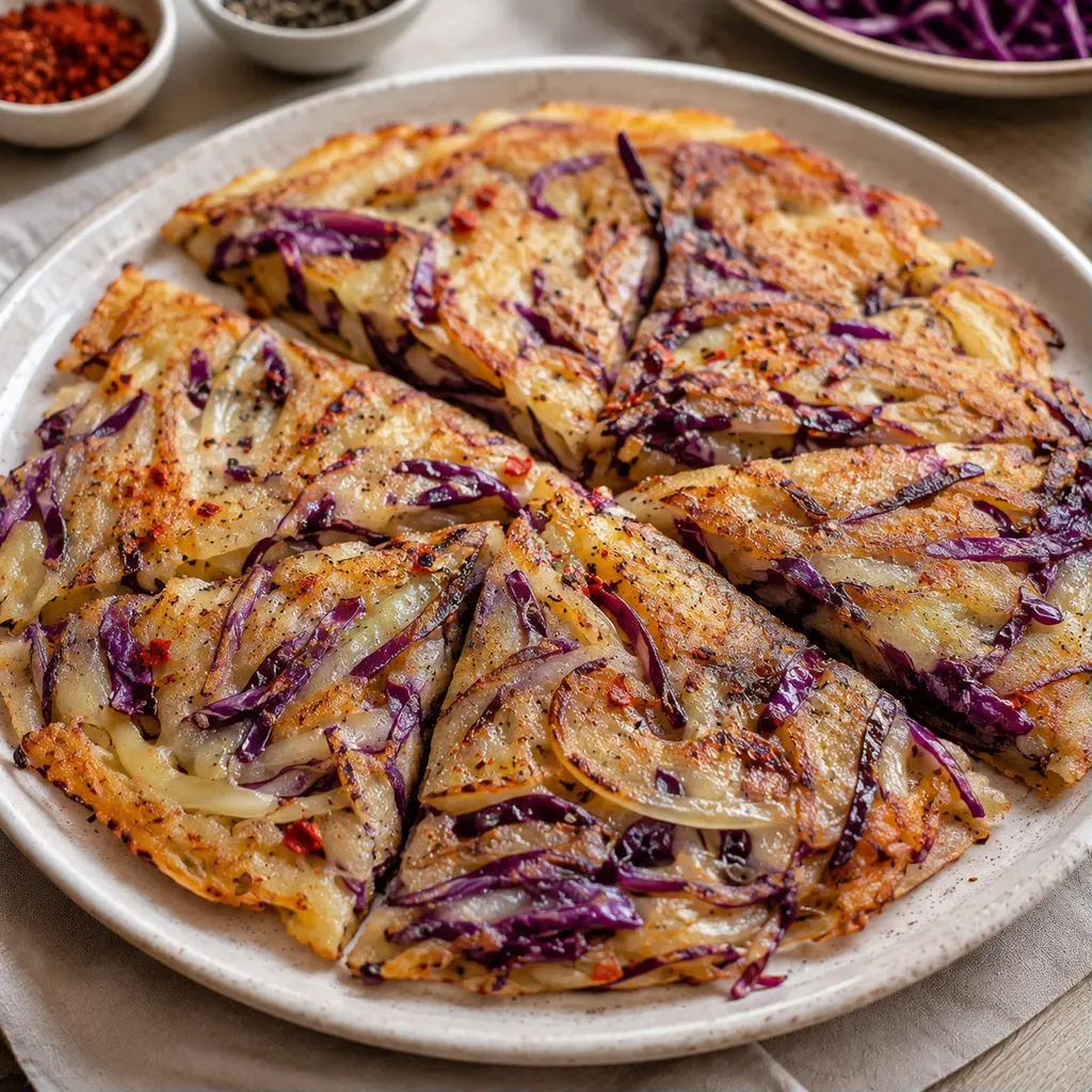 Délicieuses crêpes coréennes
